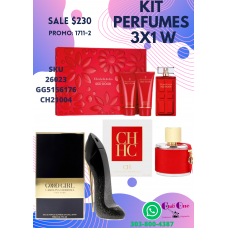 Fragancias Exclusivas Oferta Irresistible en Perfumes para Mujer Kit 3x1