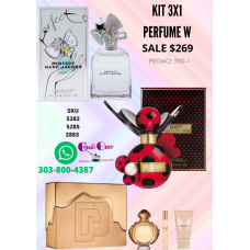 Promoción Imperdible Kit de Perfumes para Mujer 3x1