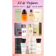 Fragancias de Lujo Perfumes para Mujer y Hombre 6x1