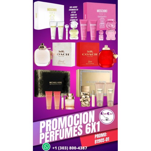 Oferta Especial en Perfumes: Llévate 6 y Paga 1 B19051