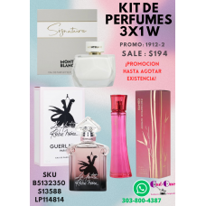 Encuentra tu Esencia Perfumes para Mujer en Promoción con Nuestro Kit 3x1