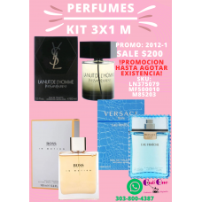 Estilo y Ahorro Perfumes para Hombre en Oferta con Irresistible Kit 3x1