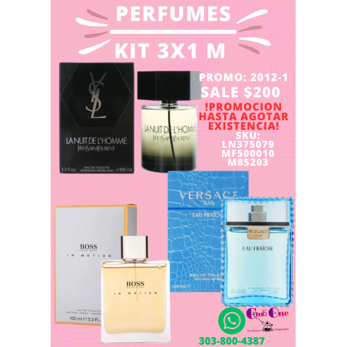 Estilo y Ahorro Perfumes para Hombre en Oferta con Irresistible Kit 3x1