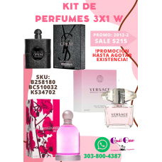 Promoción Exclusiva Perfumes para Mujer en Irresistible Kit 3x1