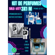 Perfumes para hombre en promoción 3x1 exclusivo