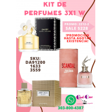 Elegancia en Oferta Perfumes para Mujer con nuestro Exclusivo Kit 3x1