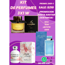 Descuentos Irresistibles en Perfumes para Mujer 3x1 Exclusivo