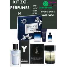 Aromas Irresistibles Promoción de Perfumes 3x1 para Hombre