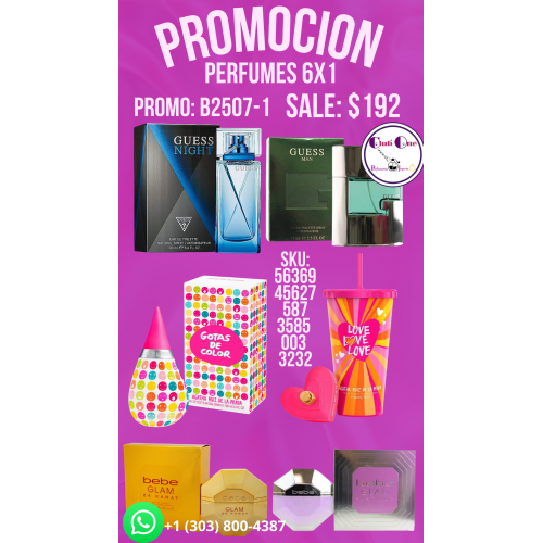 Aprovecha la Promoción 6x1 en Perfumes de Lujo