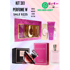 Aprovecha la Promoción de Perfumes Kit 3x1 para Mujer
