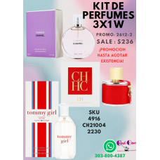 Seductoras Ofertas Perfumes para Mujer con Promoción 3x1