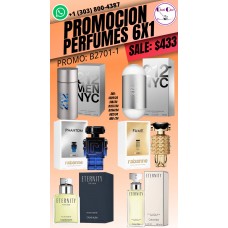 Perfumes 6x1 La Mejor Promoción para Mujer y Hombre B27011