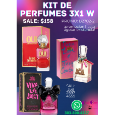 Oferta Exclusiva Perfumes para Mujer 3x1