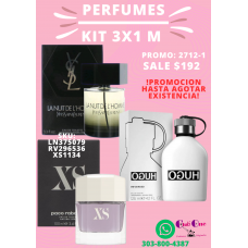 Especial Perfumes Masculinos Aprovecha la Promoción 3x1
