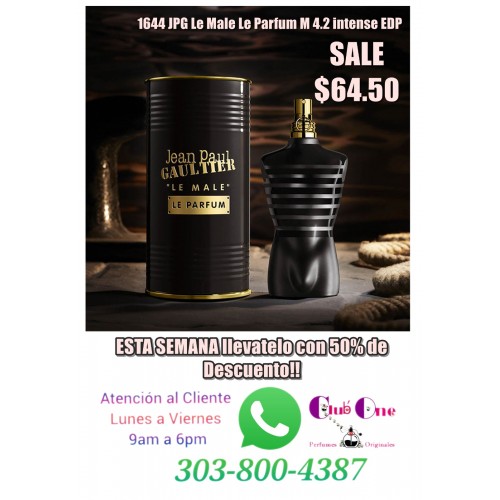 Promoción Le Male Le Parfum Jean Paul Gaultier M Promoción Le Male Le Parfum Jean Paul Gaultier M