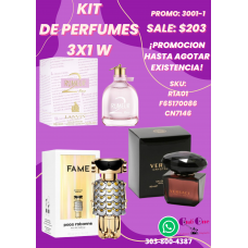 Descuento Triple Perfumes para Mujer en Promoción 3x1