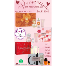Ofertas exclusivas en gift sets de perfumes para mujer 4x1