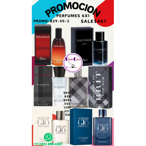 Encuentra tu fragancia ideal con nuestra promoción de perfumes 6x1