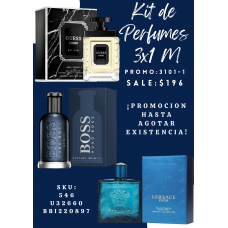 Oferta Especial en Perfumes para Caballeros 3x1