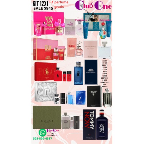 Fragancias de Calidad 12x1 en Perfumes + Perfume Gratis