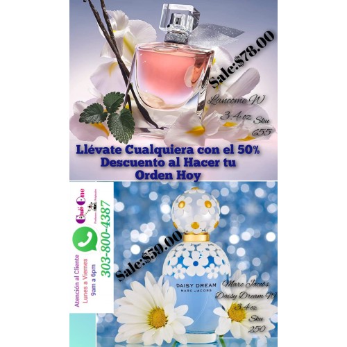 Promoción perfume Marc Jacobs Daisy Dream y Lancome La Vie Est Belle Promoción perfume Marc Jacobs Daisy Dream y Lancome La Vie Est Belle