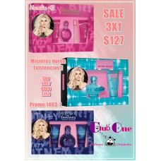 Britney Spears Promoción W Sets 3x1