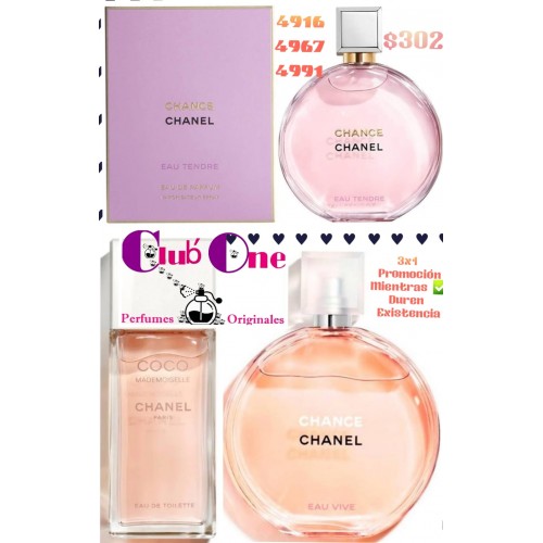 Promoción Chanel W 3x1