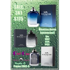 promocion de perfume Coach 3X1 