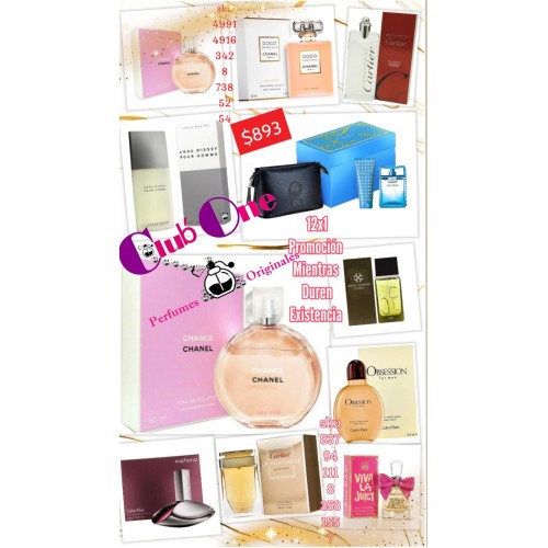 Promoción de Perfumes 11x1