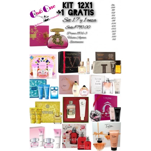 Promoción De Perfumes 12X1 +1 Perfume Gratis Hasta Agotar Existencia 