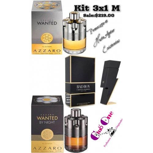 Aromas Irresistibles Promoción Especial en Kits 3x1 de Perfumes para Hombres