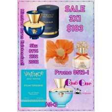 Kit Especial Promoción de Perfumes para Mujer 3x1 Imperdible