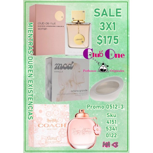 Seductores Descuentos Promoción de Perfumes para Mujer en Kits 3x1