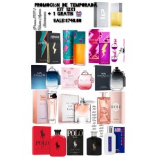 Promoción De Temporada Kit 12X1 +1 Perfume Gratis