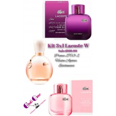 Promoción Perfume lacoste W 3X1
