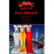 Promoción Paris Hilton W 3X1