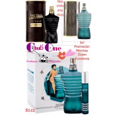 promocion de perfume Jean Paul Gaultier 3x1