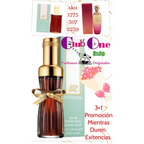 promocion de perfume Estee Lauder 3x1